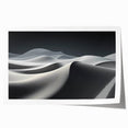 Desert landscape wall art print showcasing vibrant dunes in warm tones, rolled and ready for framing, perfect for enhancing home decor with a touch of nature.
