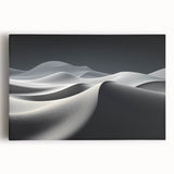 Stretched canvas wall art showcasing a vibrant desert dune landscape, featuring warm colors and intricate textures, ideal for home decor enhancement.