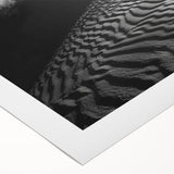 Rolled canvas showcasing a stunning desert dune landscape, featuring warm sandy tones and soft curves, ideal for modern home decor and wall art collection.