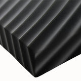 Close-up of a stretched canvas wall art piece showcasing intricate desert dune landscapes, featuring soft beige and warm golden tones that evoke tranquility and natural beauty. Ideal for modern home decor, this artwork enhances any space with its serene aesthetic.