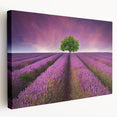 Stretched canvas wall art showcasing a serene landscape of rolling fields under a blue sky, perfect for home decor or office enhancement. Ideal for nature lovers.