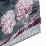 Vibrant close-up of an acrylic glass wall art piece showcasing a serene landscape of rolling fields, perfect for home decor. Ideal for nature lovers seeking modern art.