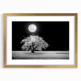 Elegant framed wall art featuring a vibrant landscape scene with lush green fields and a golden mat, ideal for enhancing home decor and creating a serene atmosphere.