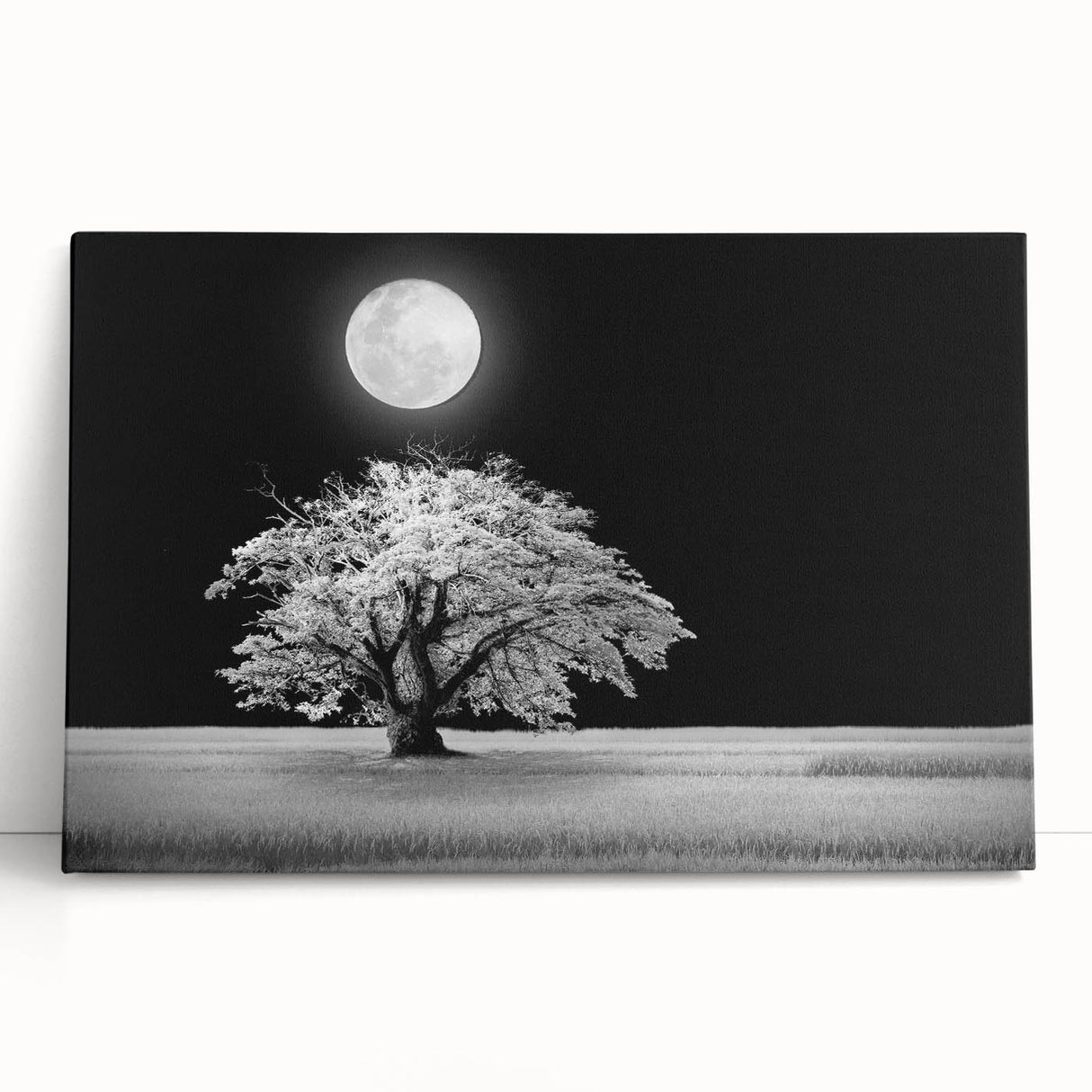Stretched canvas wall art showcasing a vibrant landscape design with rolling fields and a serene sky, perfect for home decor in modern or rustic settings.