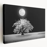 Stretched canvas wall art depicting a serene landscape of rolling fields under a clear blue sky, showcasing vibrant green hues and soft textures, perfect for home decor.