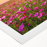 Vibrant rolled canvas featuring a serene landscape design with lush green fields and a clear blue sky, perfect for enhancing home decor and atmosphere.