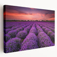 Stretched canvas artwork showcasing a vibrant landscape design with rolling fields and lush greenery, ideal for modern home decor. This piece adds a touch of nature's beauty to any space.