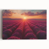 Stretched canvas wall art collection showcasing vibrant landscape and garden designs, perfect for home decor. Features rich colors and intricate details.