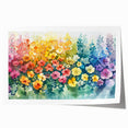 Vibrant rolled print showcasing a stunning landscape garden design, featuring rich colors and intricate details, ideal for home decor and art enthusiasts.
