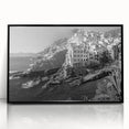 Framed acrylic wall art from the Landscapes Harbor Design 17 collection, showcasing a vibrant abstract scene with bold colors and modern aesthetics, perfect for home decor.