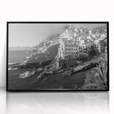 Framed acrylic wall art from the Landscapes Harbor Design 17 collection, showcasing a vibrant abstract scene with bold colors and modern aesthetics, perfect for home decor.