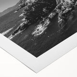 Rolled canvas artwork showcasing a serene harbor landscape with vibrant colors, ideal for home decor. Packaged securely in a protective cardboard tube.