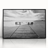 Framed acrylic wall art from the Landscapes Harbor Design 21 collection, showcasing a modern black frame with a vibrant landscape scene, ideal for contemporary decor.
