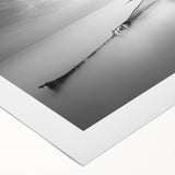 Rolled canvas art showcasing a vibrant harbor landscape design, featuring rich blues and greens, perfect for home decor. Packaged securely in a protective tube.