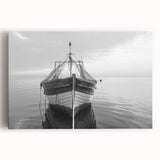 Stretched canvas showcasing a vibrant harbor landscape design with rich colors and intricate details, perfect for enhancing any modern home decor.