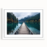 Framed wall art collection showcasing serene harbor landscapes in soft blue and white tones, elegantly matted and designed for modern decor. Perfect for coastal-themed interiors.