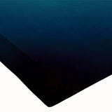 Close-up of a stretched canvas wall art piece showcasing a vibrant iceberg design, featuring shades of blue and white, perfect for modern decor.