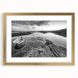 Framed wall art collection featuring serene lake landscapes in gold accents, designed to enhance home decor with a modern touch. Perfect for nature lovers.
