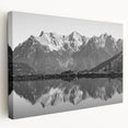 Stretched canvas wall art collection showcasing serene lake landscapes in soft blues and greens, perfect for enhancing home decor with nature-inspired elegance.