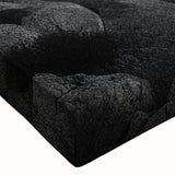 Close-up of a vibrant stretched canvas wall art piece depicting a serene lighthouse landscape, showcasing rich colors and fine details for an uplifting coastal decor element.