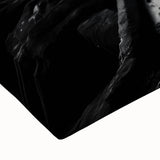 Close-up of a stretched canvas wall art piece featuring a serene lighthouse landscape design, showcasing vibrant colors and intricate details, ideal for coastal decor.