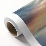 Rolled canvas art showcasing a vibrant lighthouse landscape design, featuring bold colors and intricate details, ideal for coastal decor enthusiasts.