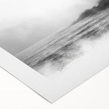 Vibrant rolled canvas art featuring a serene coastal landscape with a prominent lighthouse against a colorful sunset, ideal for beach-themed decor.