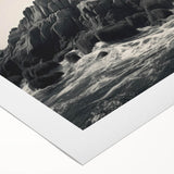 Lighthouse-themed rolled canvas wall art showcasing a vibrant coastal landscape with a dramatic sky, perfect for nautical decor enthusiasts and art collectors.