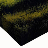 Close-up of a vibrant stretched canvas artwork depicting a serene marsh landscape with lush greenery and tranquil water, perfect for home decor or nature enthusiasts.