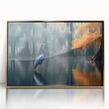 Framed wall art collection featuring a vibrant marsh and swamp landscape design, with rich greens and earthy tones, set in a stylish gold frame for elegant decor.