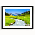 Black-framed wall art collection showcasing serene marsh and swamp landscapes, ideal for nature lovers seeking to enhance home decor with calming visuals.