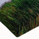 Close-up of a vibrant marsh landscape canvas wall art, showcasing detailed textures and rich colors. Ideal for home decor enthusiasts seeking nature-inspired designs.