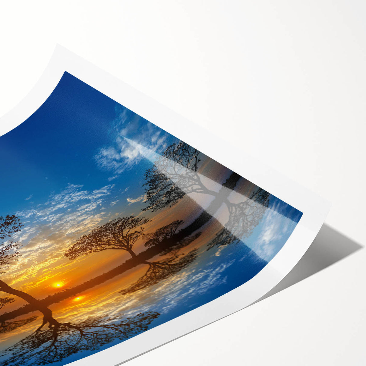 Vibrant marsh landscape wall art print showcasing lush greenery and tranquil water reflections, designed to complement modern home decor. Ideal for nature lovers.