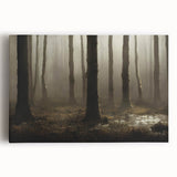 Stretched canvas wall art depicting a vibrant marsh landscape with lush greenery and reflections, perfect for home decor and nature enthusiasts.