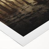 Vibrant rolled canvas artwork depicting a serene marsh landscape with lush greenery and reflective water, ideal for enhancing home decor and nature-themed spaces.