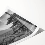 Vibrant landscape wall art featuring majestic mountains and a serene sky, printed on high-quality canvas, ideal for home decor enthusiasts seeking natural beauty.