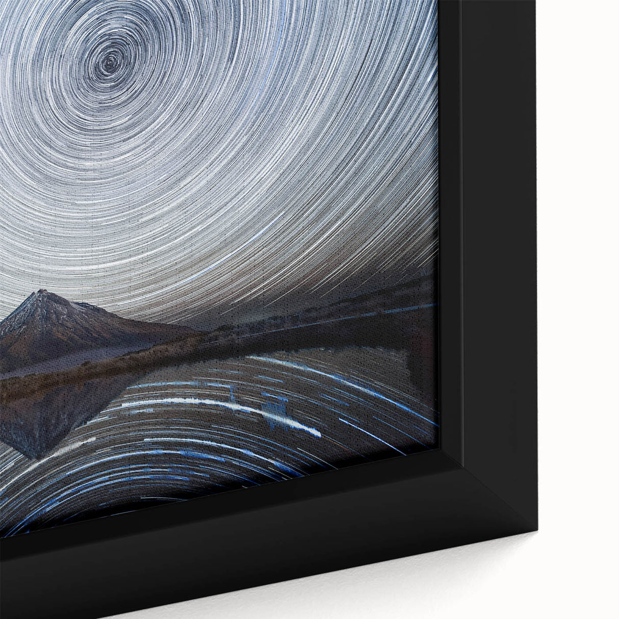 Framed canvas wall art showcasing a stunning mountain landscape design with vibrant colors and intricate details, perfect for enhancing home decor.