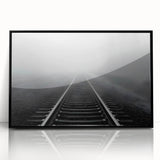 Framed wall art collection showcasing a vibrant landscape and railroad design, featuring a sleek black frame and acrylic front for modern decor. Ideal for enhancing living spaces or offices.