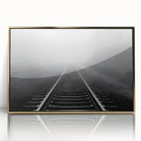 Framed wall art collection showcasing a vibrant landscape design featuring railroads, presented in an elegant gold frame, ideal for enhancing modern decor.