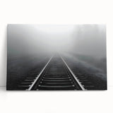 Stretched canvas wall art collection showcasing vibrant landscapes and railroads, featuring rich colors and intricate details, perfect for home decor enthusiasts.