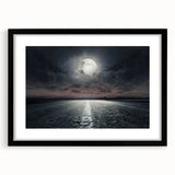 Framed wall art showcasing a scenic landscape design with roads, presented in a sleek black frame with a white mat, ideal for modern home decor.
