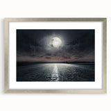 Framed silver wall art featuring a scenic landscape design, showcasing a serene road surrounded by lush greenery, ideal for home decor enhancement.