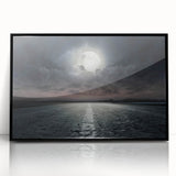 Framed acrylic wall art showcasing a stunning landscape design featuring a winding road through lush greenery, presented in a sleek black frame for modern decor. Perfect for adding a touch of nature-inspired elegance to any space.