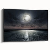 Framed canvas wall art depicting a scenic landscape with winding roads, featuring a black frame. Ideal for modern home decor and art enthusiasts.