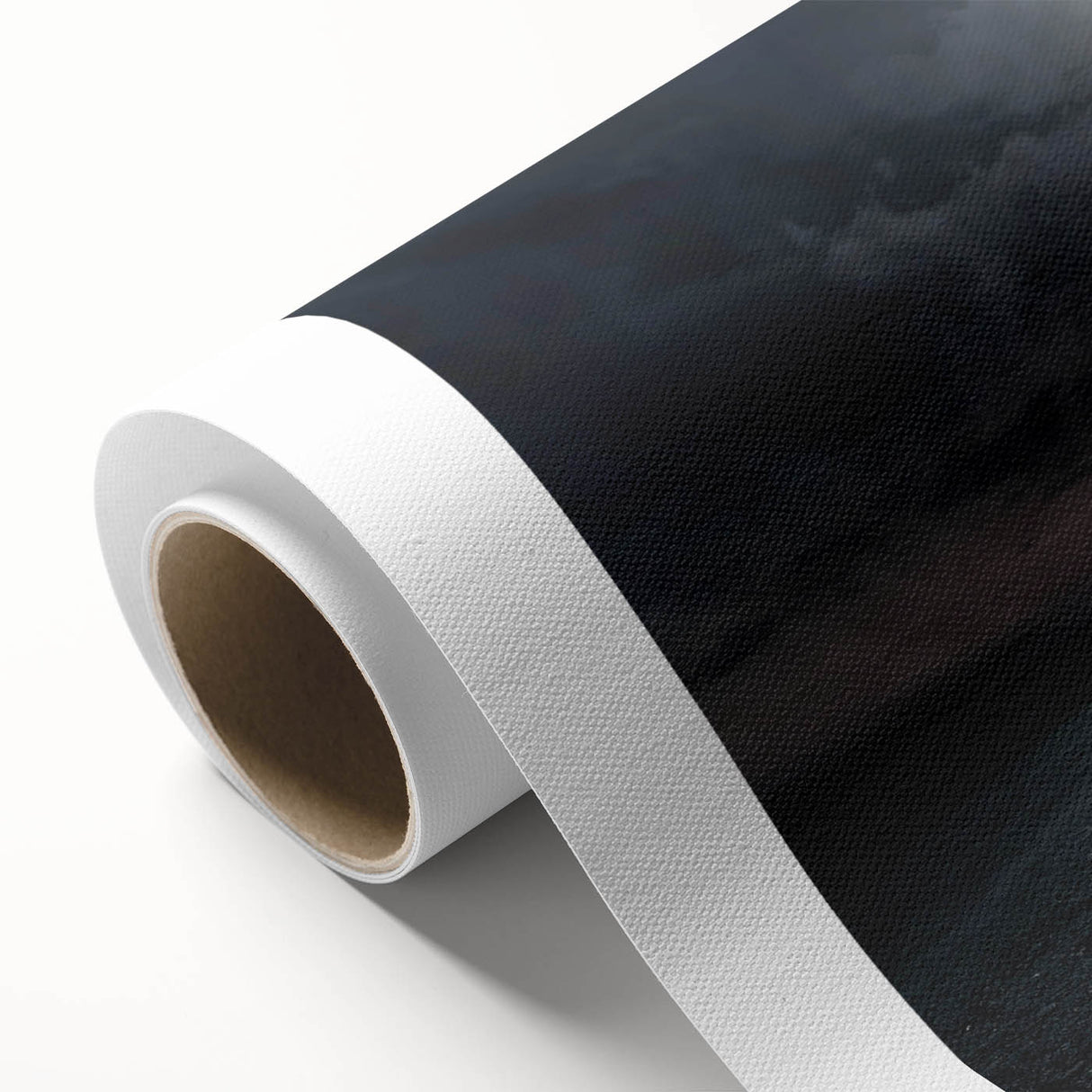 Rolled canvas artwork showcasing a vibrant landscape design with winding roads and lush greenery, perfect for adding a serene touch to home decor.