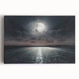 Stretched canvas artwork featuring a vibrant landscape road design, showcasing vivid colors and intricate details, perfect for home decor enhancement.