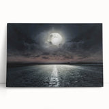 Stretched canvas wall art showcasing a modern landscape road design, featuring vibrant colors and abstract shapes, perfect for contemporary home decor.