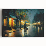 Stretched canvas wall art showcasing a vibrant landscape road design with rich colors and intricate details, perfect for enhancing modern home decor.