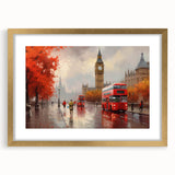 Framed wall art featuring a scenic landscape with winding roads, elegantly matting in gold, perfect for home decor. Ideal for nature-themed interior design.