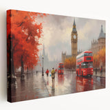 Stretched canvas wall art showcasing a scenic landscape with winding roads and vibrant colors, designed to enhance living spaces with a modern aesthetic.